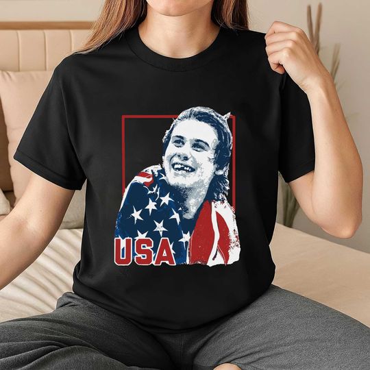 Jack Hughes USA Hockey T-shirt 2026, Retro Graphic Tee, Ice Hockey Fan Gift, Vintage Style Sports Apparel