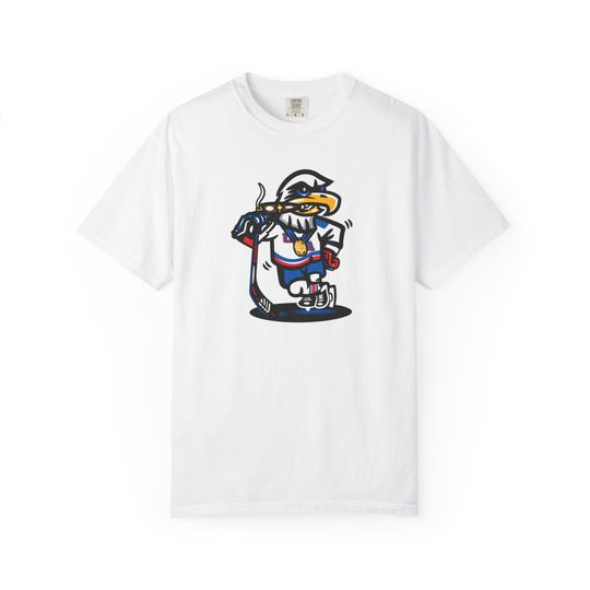 Discover USA Hockey Eagle Unisex Garment-Dyed T-shirt