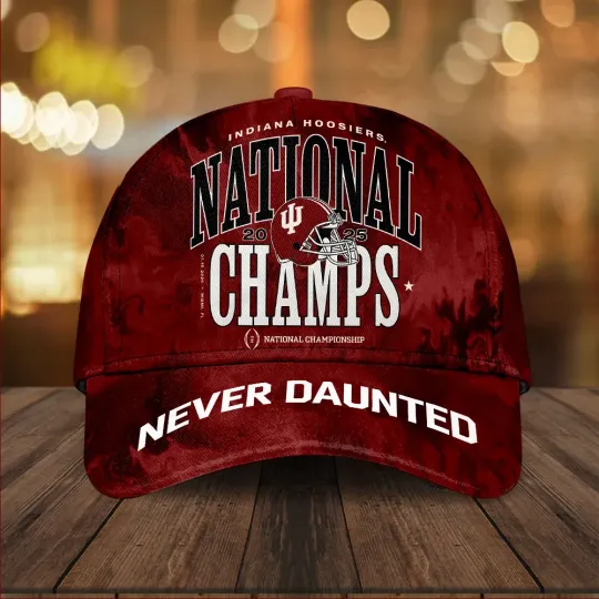 Discover Hoosiers Football 2025 National Champions Classic Cap
