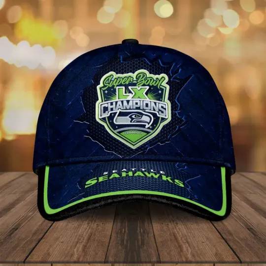 Discover Seahawks LX Champions Classic Cap