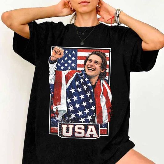 Discover USA Hockey shirt, Patriotic hockey Team USA inspired graphic Tshirt, Sweatshirt, Hoodie