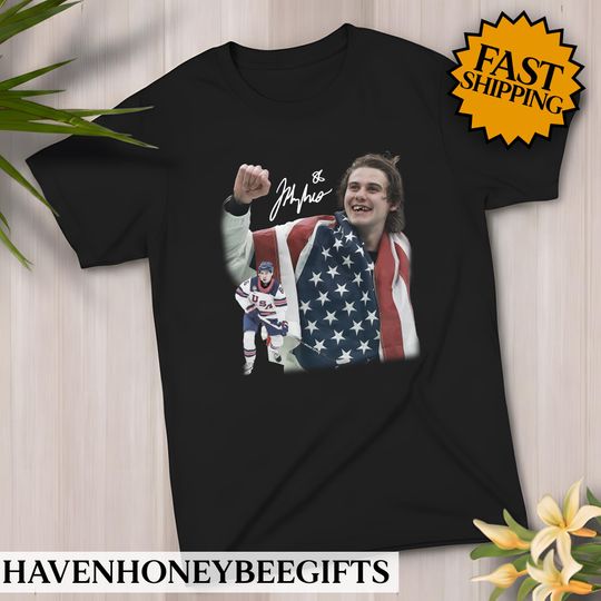 Jack Hughes Golden Goal Tee, Winter Olympics 2026 Shirt, Graphic Tees