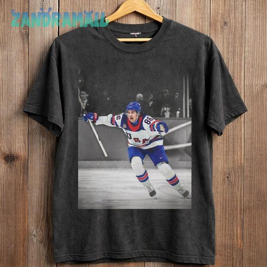 Discover Jack Hughes Hockey USA Team Vintage Bootleg 90s Shirt