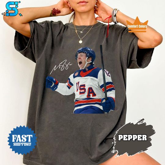 Discover Comfort Colors Men USA Hockey T-Shirt, Matt Boldy Tee, Sweatshirt, Hoodie