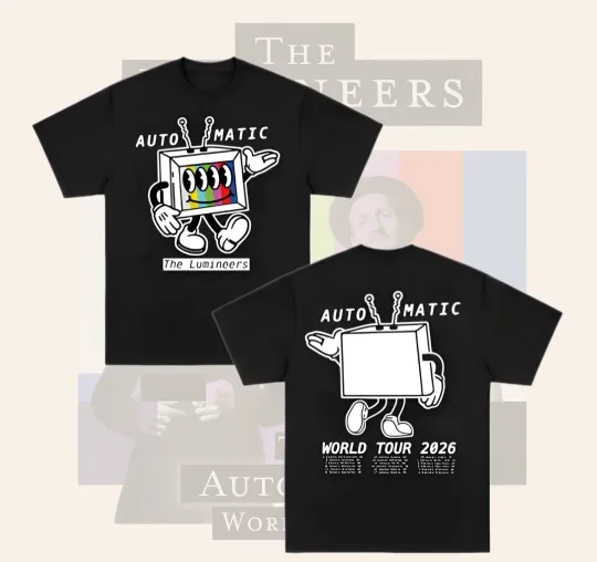 Discover The Lumineers Band Tour 2026 T Shirt Gift