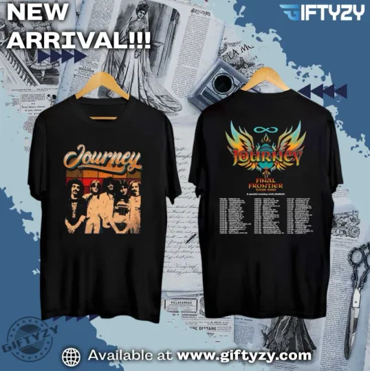Discover Journey Band Tour Final Frontier 2026 Two Sides T-Shirt