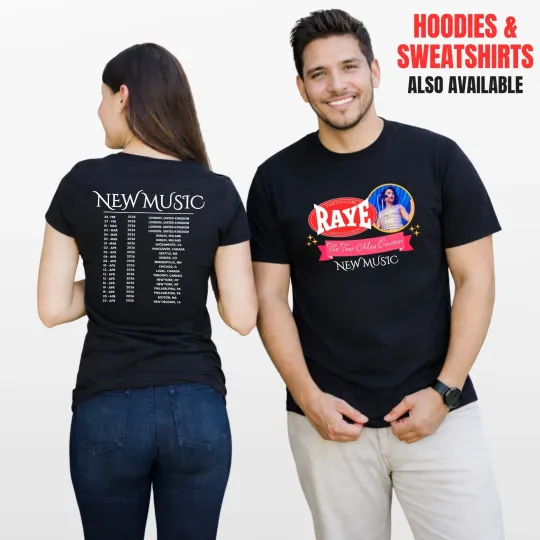 Discover Ray New Music Tour 2026 T-Shirt, Hoodie & Sweatshirt – Concert Style Graphic Top