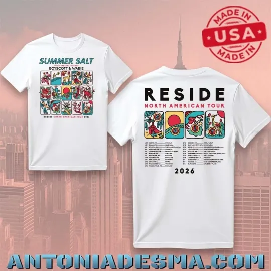 Discover Summer Salt North America Reside Tour 2026 T-Shirt