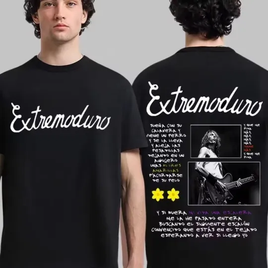 Discover Extremoduro Tour 2026 Merch Band T-Shirt