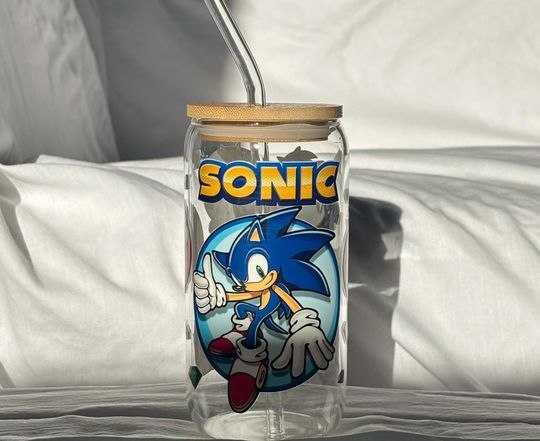 Discover Sonic Glass Tumbler | 16oz | Cofee/ Tea/ Smoothies Drinks