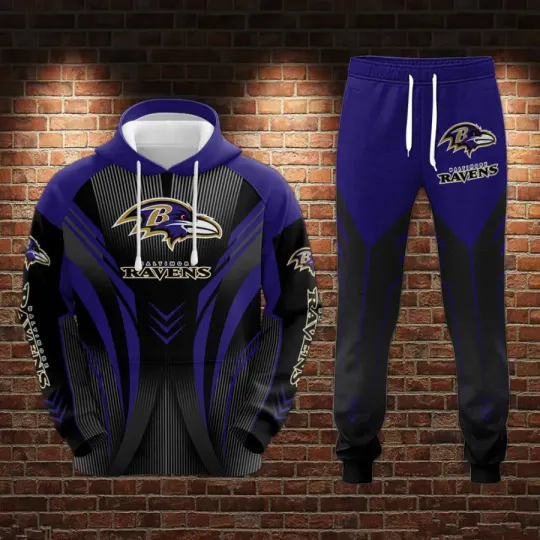 Baltimore Ravens Hoodie Joggers Set