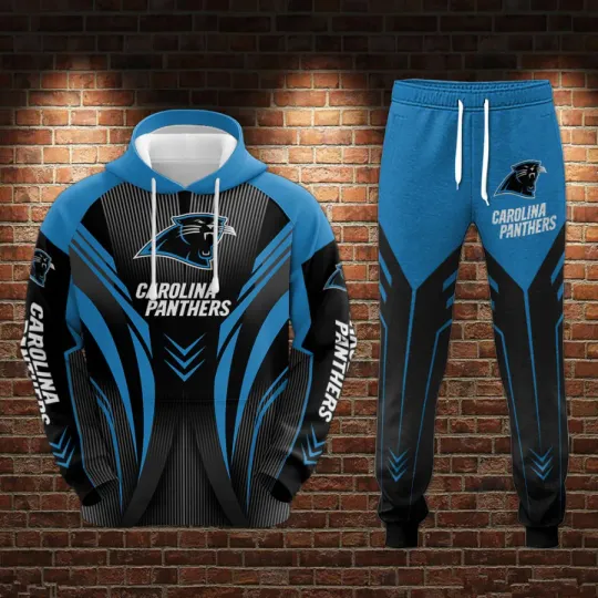 Carolina Panthers Hoodie Joggers Set