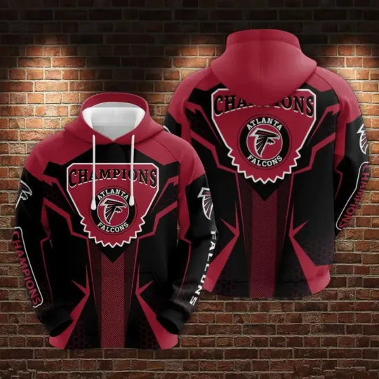 Discover Champion – Atlanta Falcons Hoodie Joggers Set