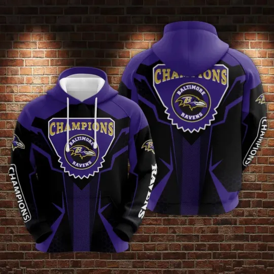 Champion – Baltimore Ravens Hoodie Joggers Set