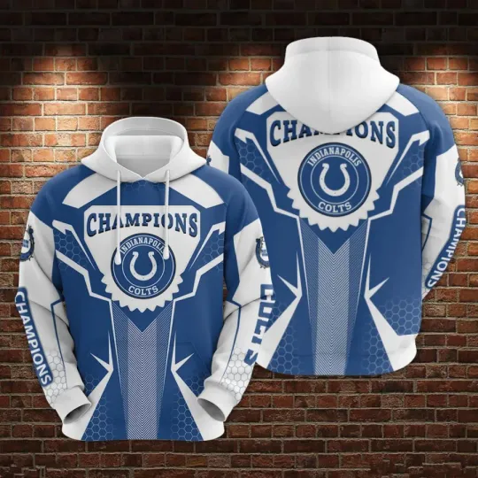 Champion – Indianapolis Colts Hoodie Joggers Set