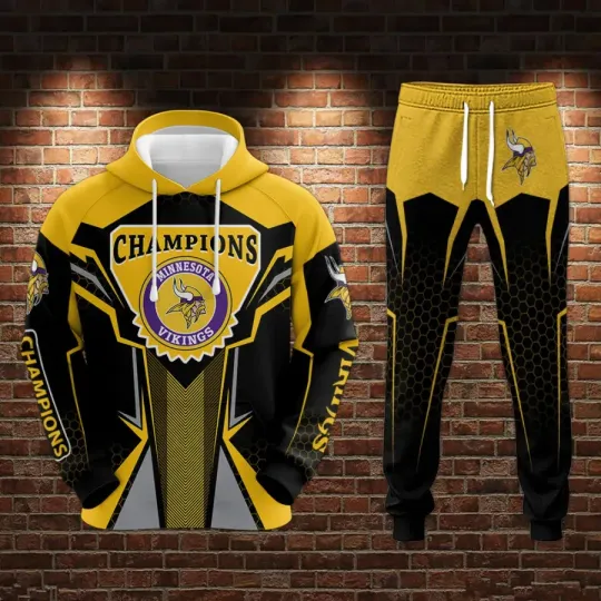 Champion – Minnesota Vikings Hoodie Joggers Set