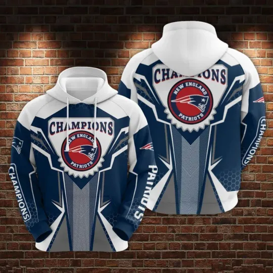 Champion – New England Patriots Hoodie Joggers Set