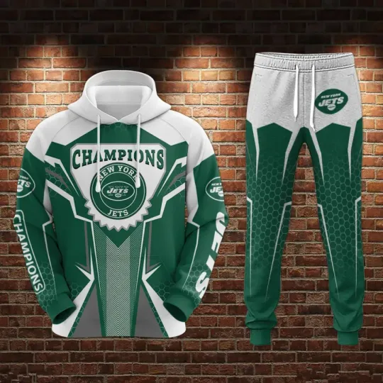 Discover Champion – New York Hoodie Joggers Set