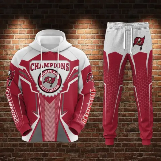 Champion – Tampa Bay Buccaneers Hoodie Joggers Set