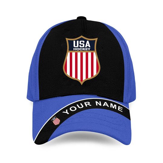 Custom 2026 USA Hockey Cap Personalization