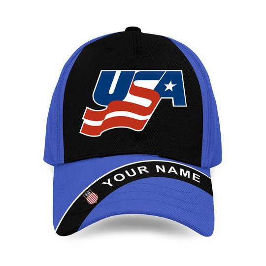 Custom 2026 USA Hockey Cap Personalization