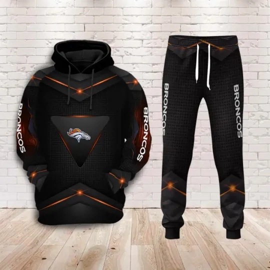 Denver Broncos Hoodie Joggers Set
