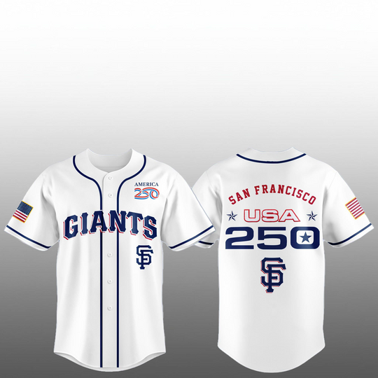 Discover 2026 SF Giants Celebration United States of America 250 Anniversary Jersey