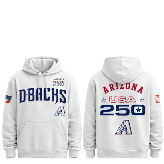 Discover 2026 D Backs Celebration USA 250 Anniversary Hoodie