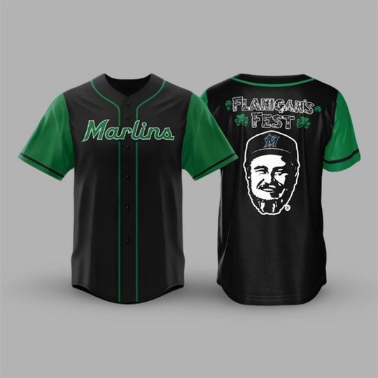 Marlins Flanigan’s Fest Baseball Jersey 2026