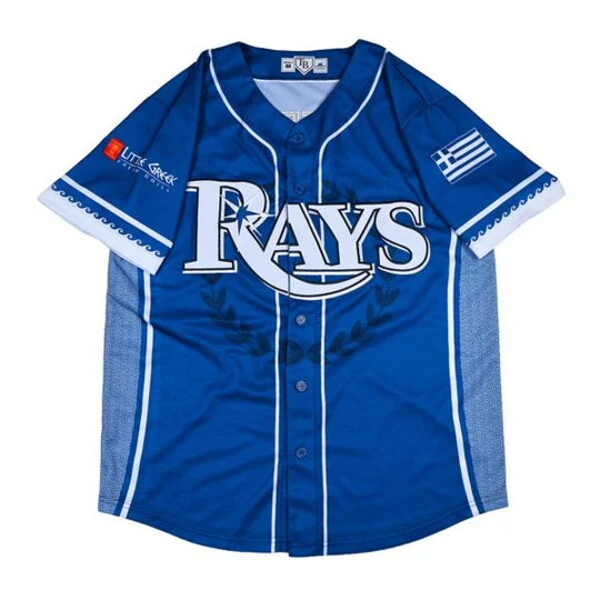 Discover 2026 TB Rays Greek Heritage Baseball Jersey