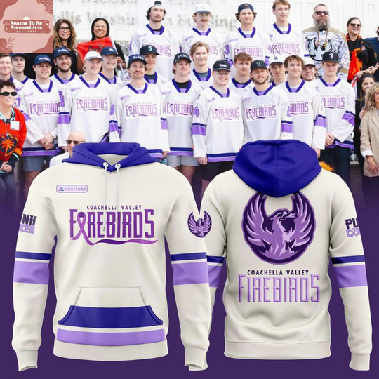Discover Coachellla Valley Firebirds x Cancer Awareness Night 2026 Hoodie