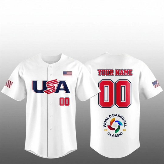 Personalized Team USA 2026 World Baseball Classic Jersey
