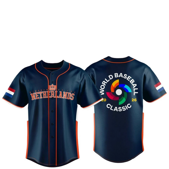 Discover Netherlands 2026 World Baseball Classic Jersey