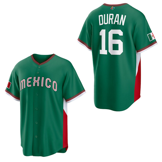 Discover Jarren Duran Mexico 2026 World Baseball Classic Jersey