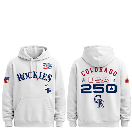 Discover 2026 Rockies Celebration USA 250 Anniversary Hoodie