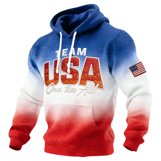 Team USA One For All 2026 Milano Cortina Waffle Hoodie