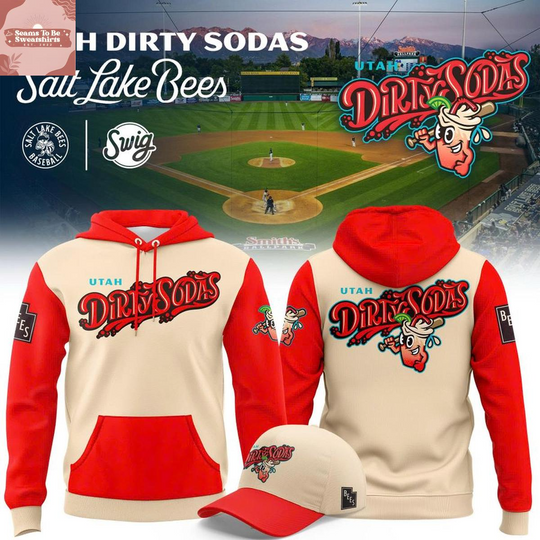 Discover Salt Lake Bees x Utah Dirty Sodas 2026 Hoodie