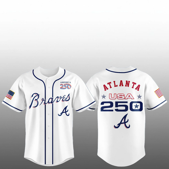 Discover 2026 Braves Celebration United States of America 250 Anniversary Jersey