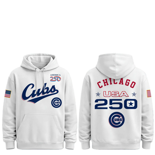 2026 Cubs Celebration USA 250 Anniversary Hoodie