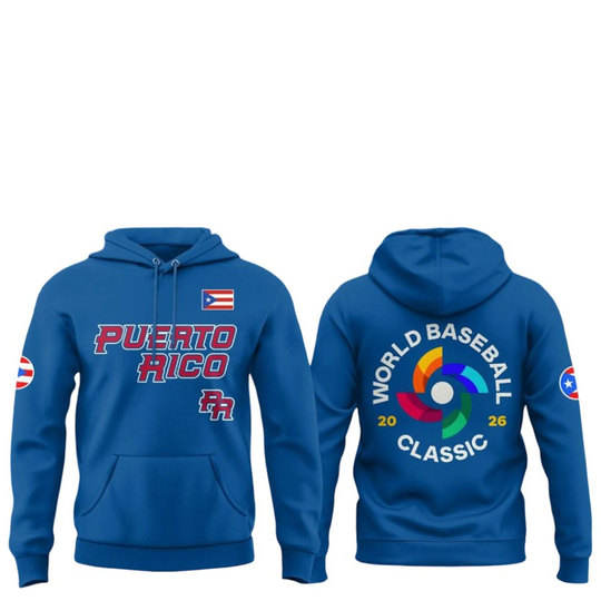 Discover 2026 World Baseball Classic Puerto Rico Hoodie
