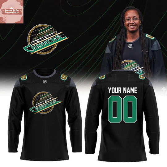 Discover Vancouver Canucks x Black Excellence Night 2026 Personalized Hockey Jersey