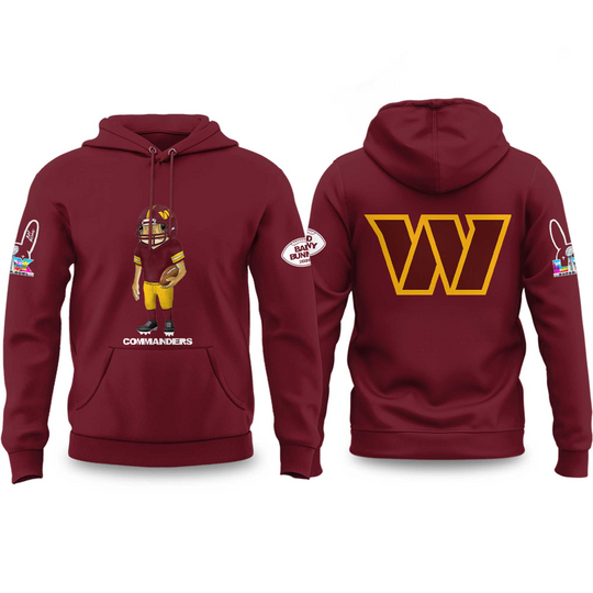 Discover Commanders Bad Bunny 2026 Super Bowl Concho Football Hoodie