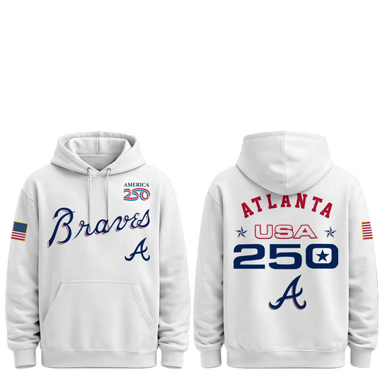 2026 Braves Celebration USA 250 Anniversary Hoodie