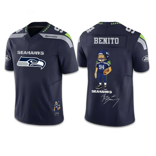Seahawks Bad Bunny Concho Super Bowl 2026 Jersey