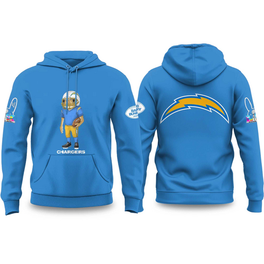 Discover Chargers Bad Bunny 2026 Super Bowl Concho Football Hoodie