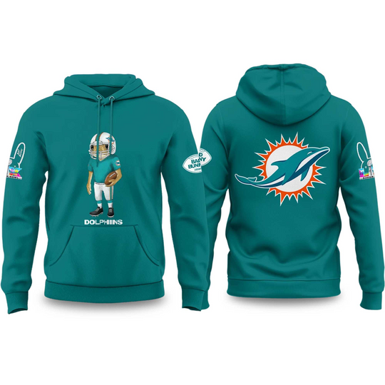 Dolphins Bad Bunny 2026 Super Bowl Concho Football Hoodie
