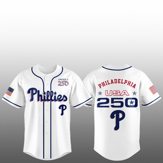 2026 Phillies Celebration United States of America 250 Anniversary Jersey