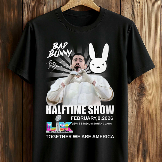 Discover Bad Bunny Halftime Show Together We Are America Shirt