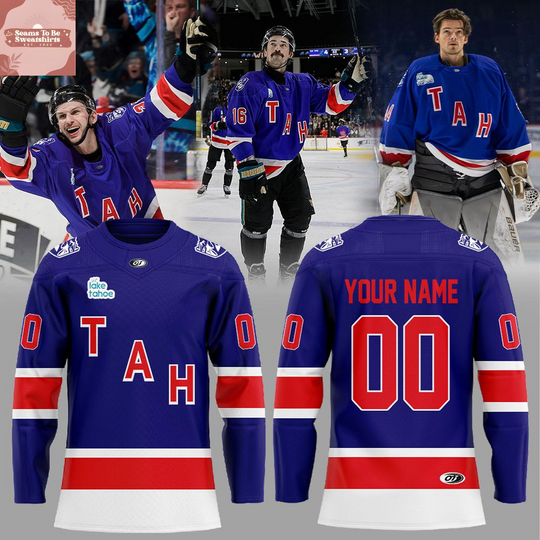 Discover Tahoe Knight Monsters Retro Weekend 2026 Personalized Hockey Jersey