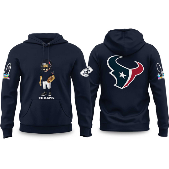 Discover Texans Bad Bunny 2026 Super Bowl Concho Football Hoodie